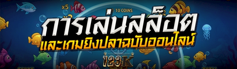 การเล่นสล็อต และเกมยิงปลาฉบับอ
